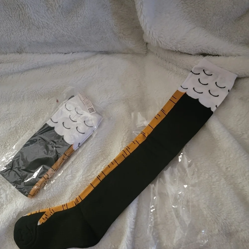 Brand New 2 Pairs Chicken Leg Socks